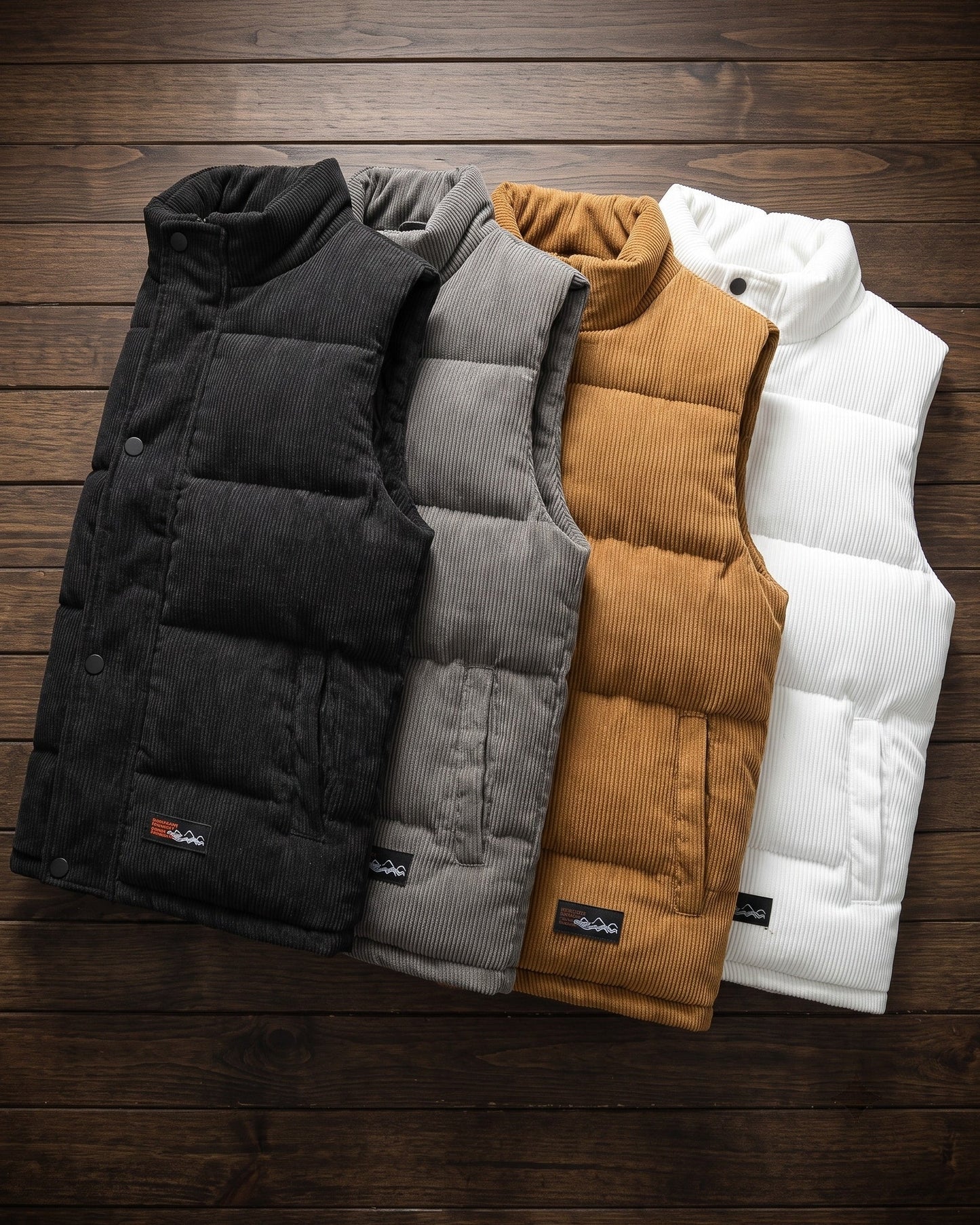 Zeno Corduroy Puffer Vest