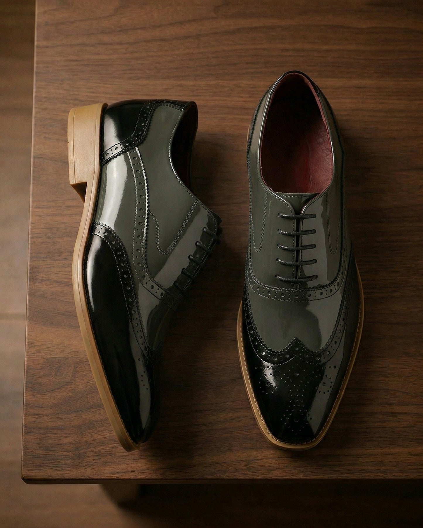 Riccardo Leather Brogue Shoe