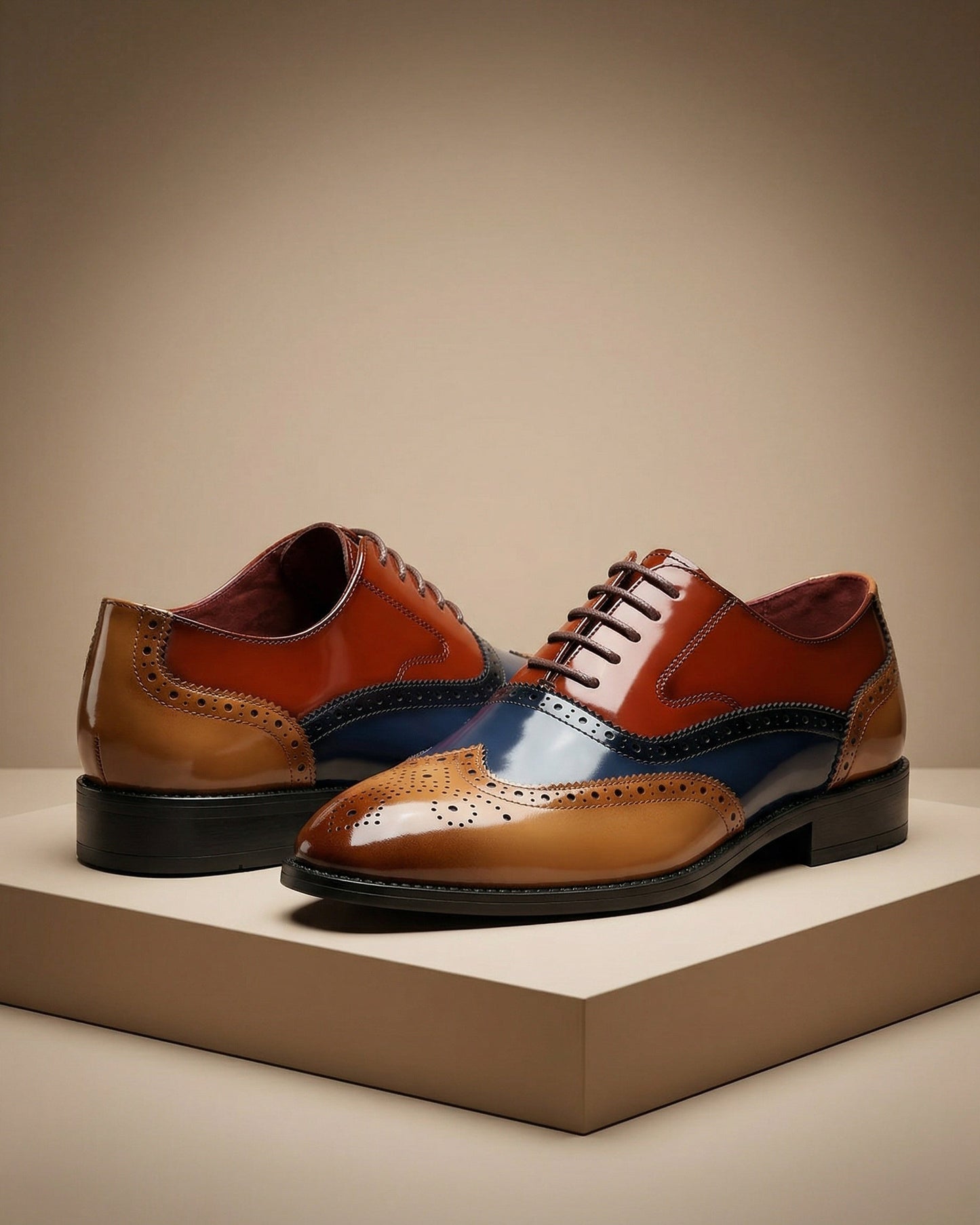 Riccardo Leather Brogue Shoe