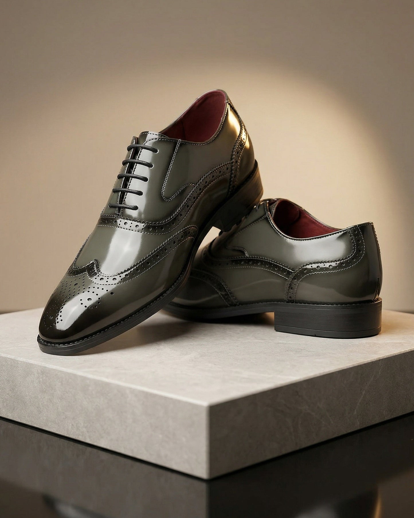 Riccardo Leather Brogue Shoe