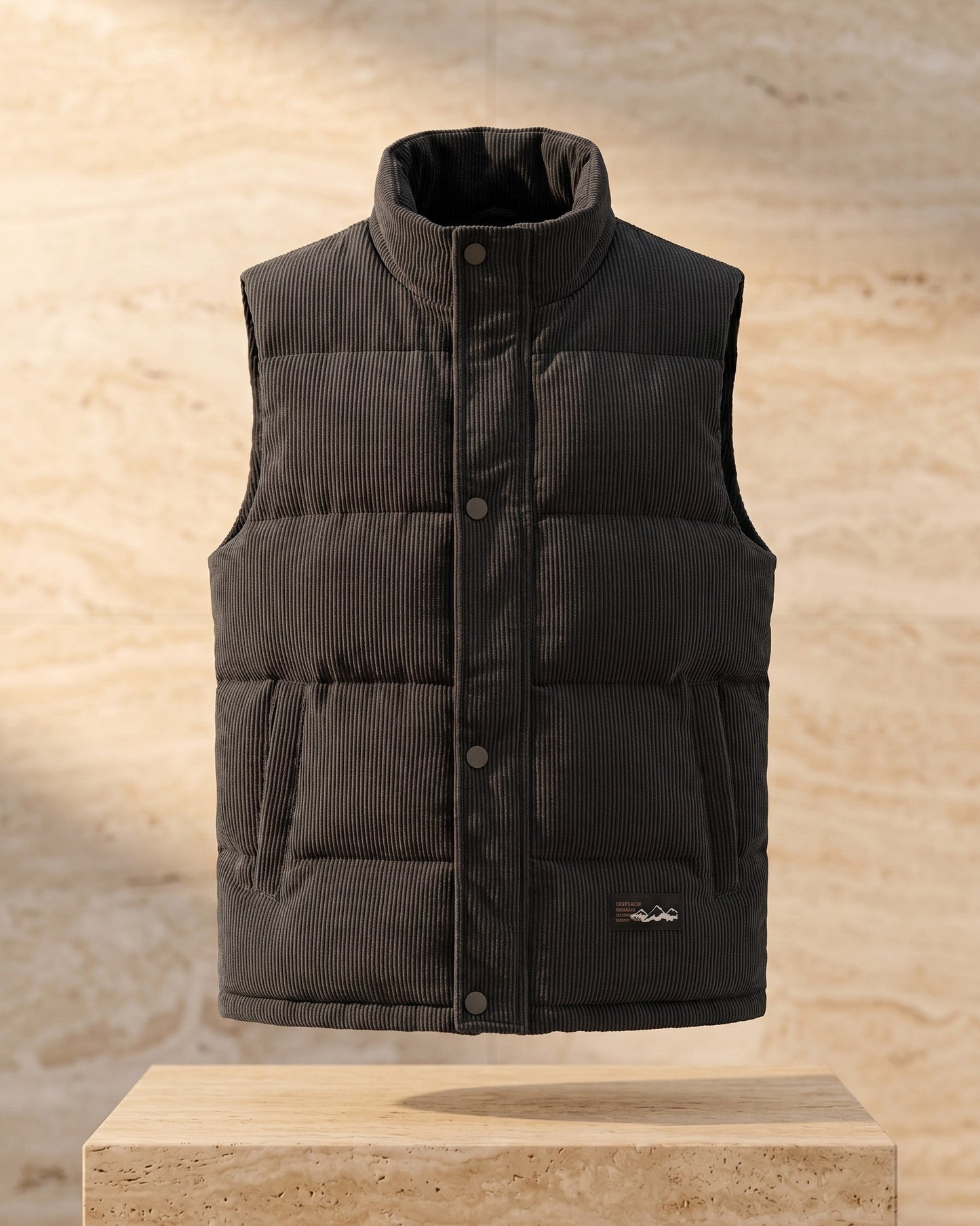 Zeno Corduroy Puffer Vest