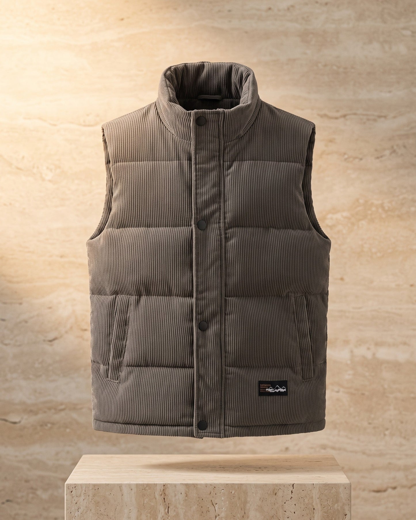 Zeno Corduroy Puffer Vest