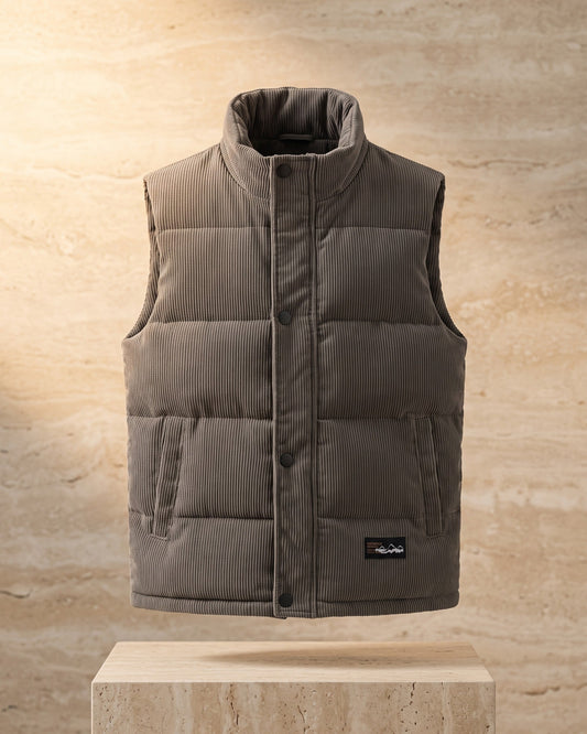 Zeno Corduroy Puffer Vest