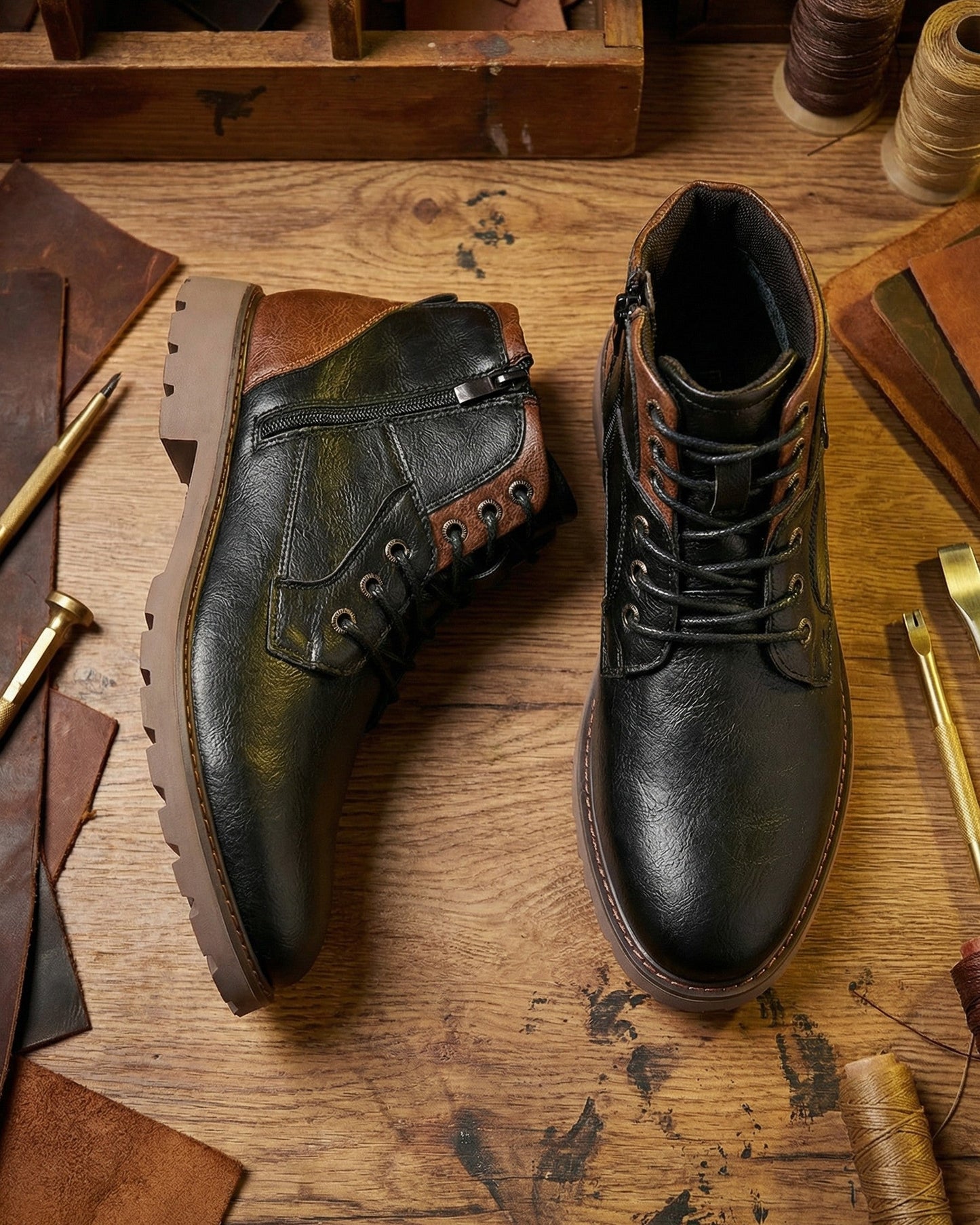 Ettore Leather Boots