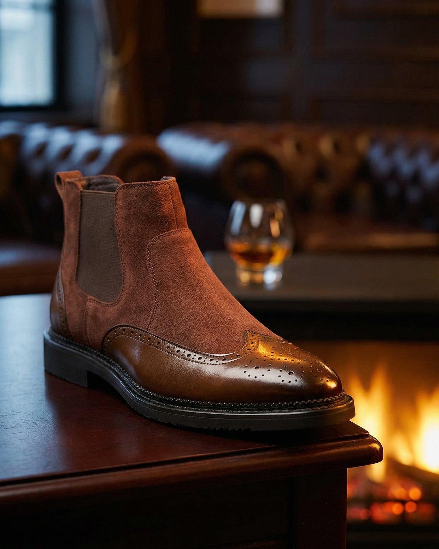 Riccardo Leather Chelsea Boot