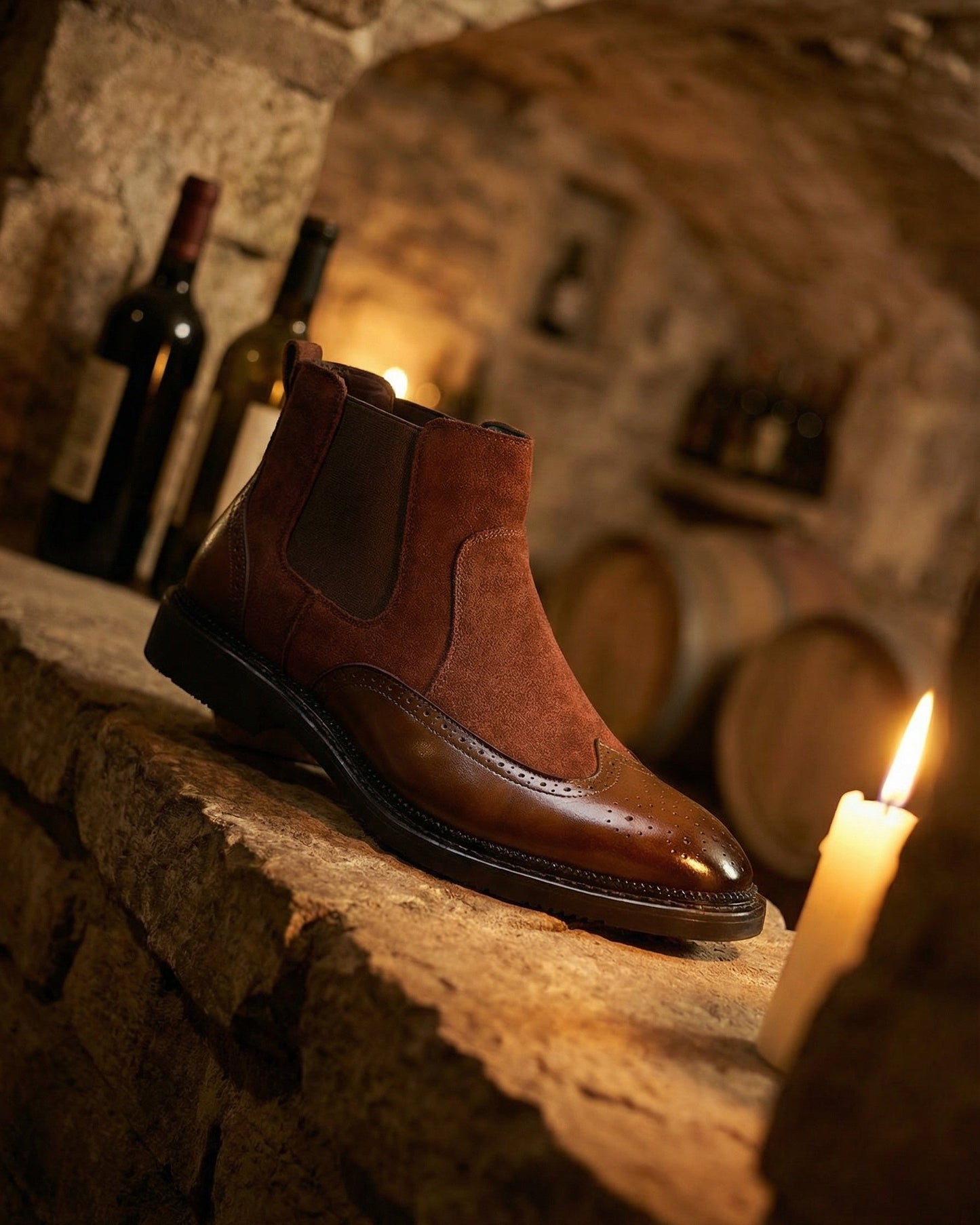 Riccardo Leather Chelsea Boot