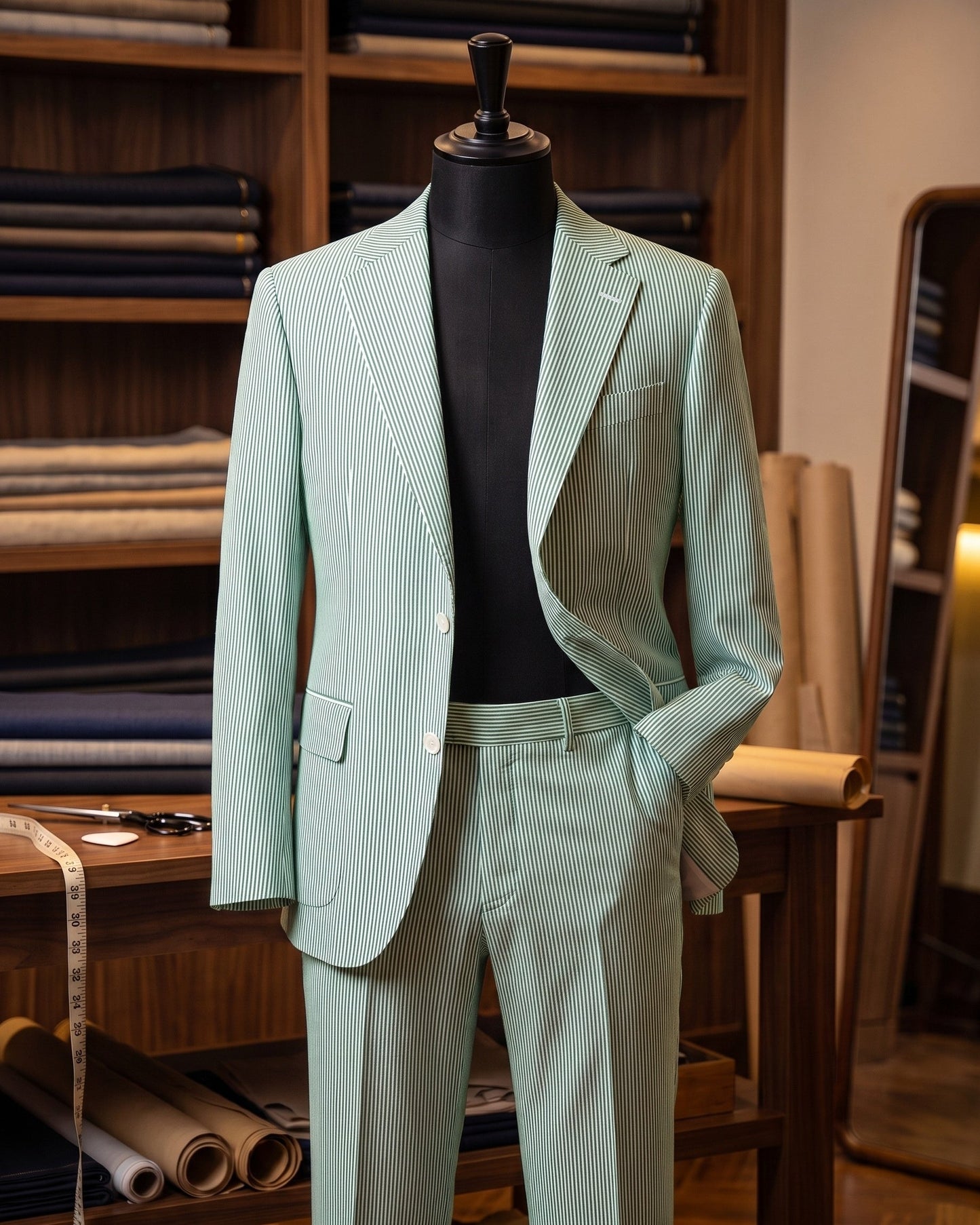 Pablo Striped Two-Piece Suit